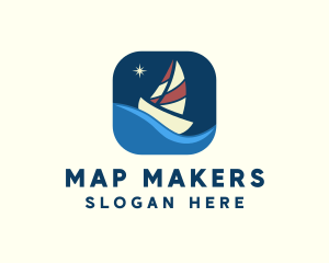 Boat Sailing App logo design