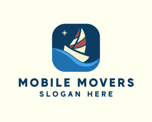 Boat Sailing App logo design