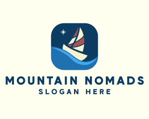 Boat Sailing App logo design