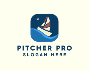 Boat Sailing App logo design