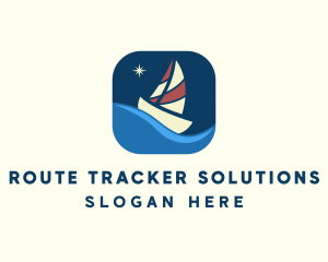 Boat Sailing App logo design