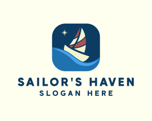 Boat Sailing App logo design