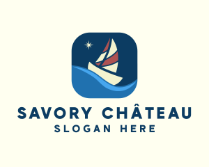 Boat Sailing App logo design