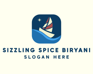 Boat Sailing App logo design