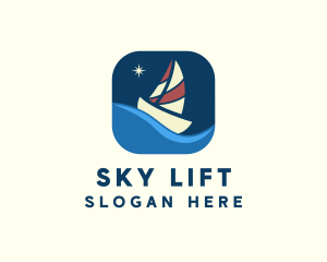 Boat Sailing App logo design