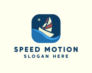 Boat Sailing App logo design