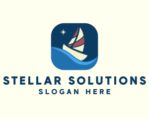 Boat Sailing App logo design