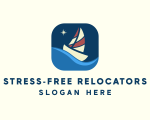 Boat Sailing App logo design