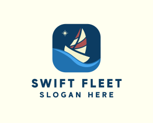 Boat Sailing App logo design