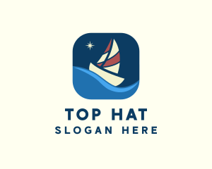 Boat Sailing App logo design