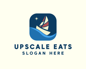 Boat Sailing App logo design