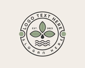 Cafe Herb Leaf logo