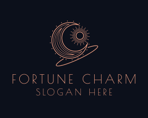 Astral Moon Fortune Teller logo design