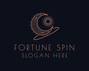 Astral Moon Fortune Teller logo design