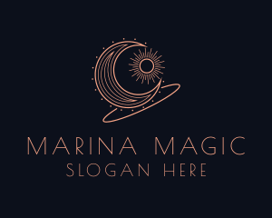 Astral Moon Fortune Teller logo design