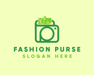 Green Photo Wallet logo design