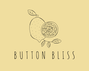 National Lemon Fruit logo design