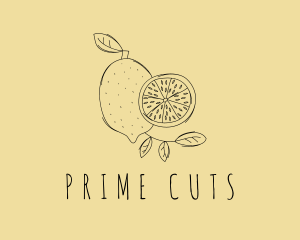 National Lemon Fruit logo design