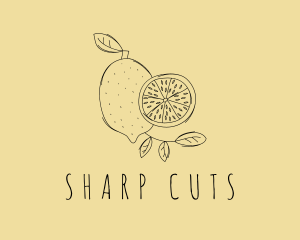 National Lemon Fruit logo design