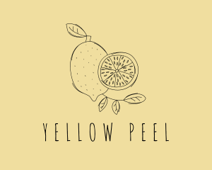 National Lemon Fruit logo design