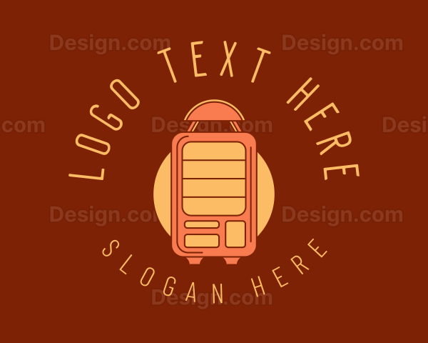 Retro Soda Machine Logo