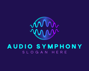 Sound Wave Audio logo design