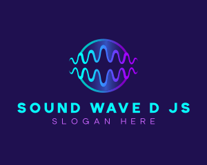 Sound Wave Audio logo design