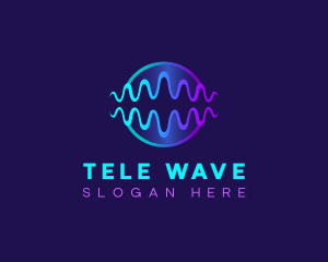 Sound Wave Audio logo design