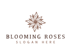 Floral Bloom Flower logo design