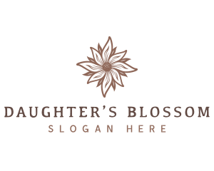 Floral Bloom Flower logo design