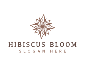 Floral Bloom Flower logo design