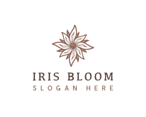 Floral Bloom Flower logo design