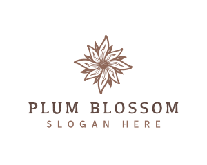 Floral Bloom Flower logo design