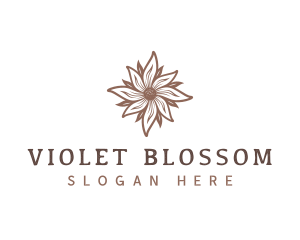 Floral Bloom Flower logo design