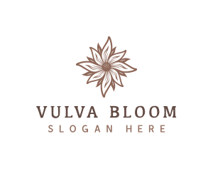 Floral Bloom Flower logo design