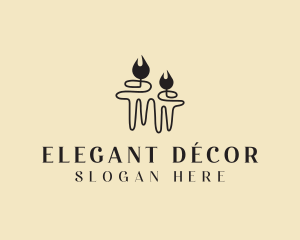 Candle Decor Boutique logo design