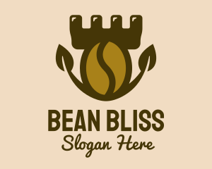 Coffee Bean Fortress  logo design