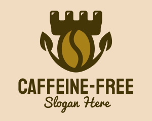 Coffee Bean Fortress  logo design