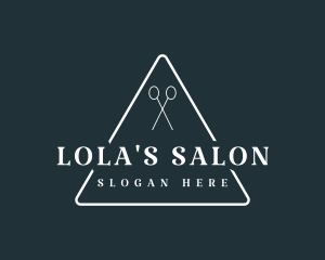 Hairdresser Salon Scissors logo design