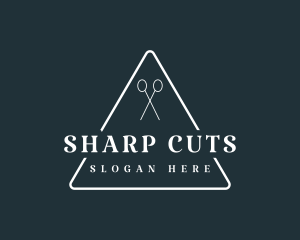 Hairdresser Salon Scissors logo design