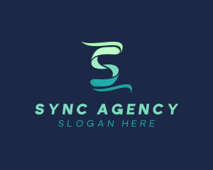 Media Agency Letter S logo design