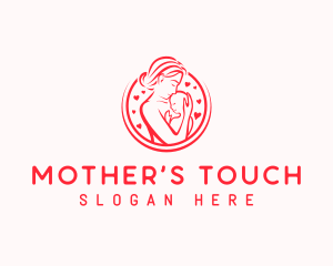 Mother Parenting Child logo design