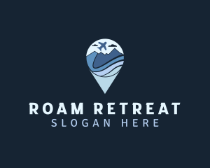 Airplane Travel Destination  logo
