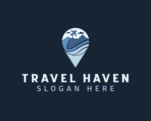Airplane Travel Destination  logo