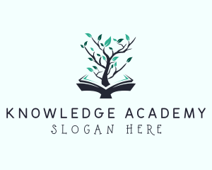 Book of Knowledge Tree logo design