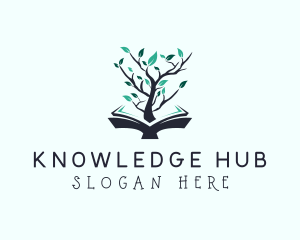 Book of Knowledge Tree logo design