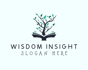 Book of Knowledge Tree logo design