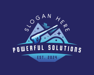 Clean Pressure Washer logo design