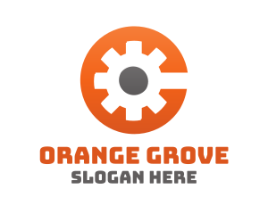 Orange Mechanical Engine logo design