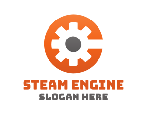 Orange Mechanical Engine logo design